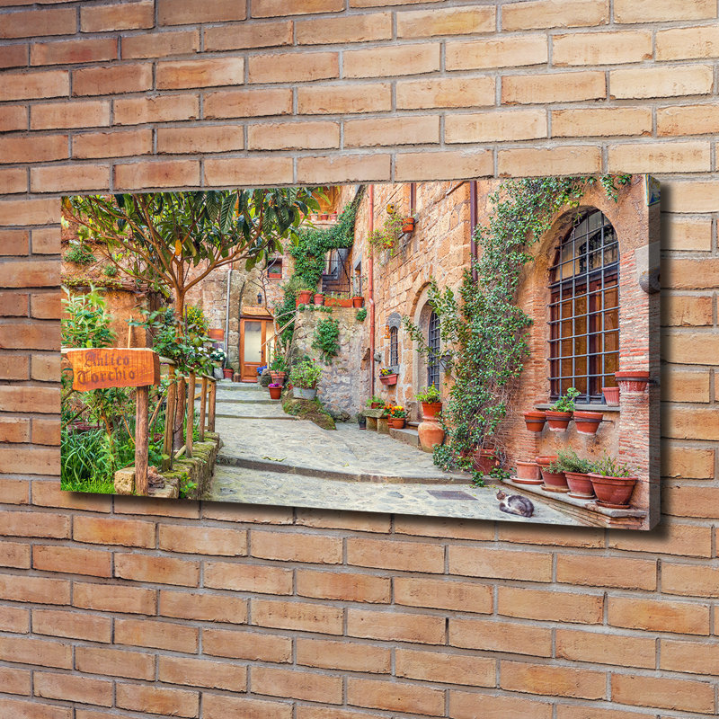 Italian Streets - Wrapped Canvas Print