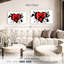Hardie style cœur rouge style graffiti-108174876