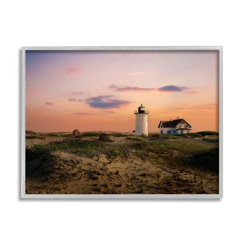 Dunes du phare de la côte champêtre, art de la giclée par Rick Berk, H 16 po x l 20 po x P 1,5 po