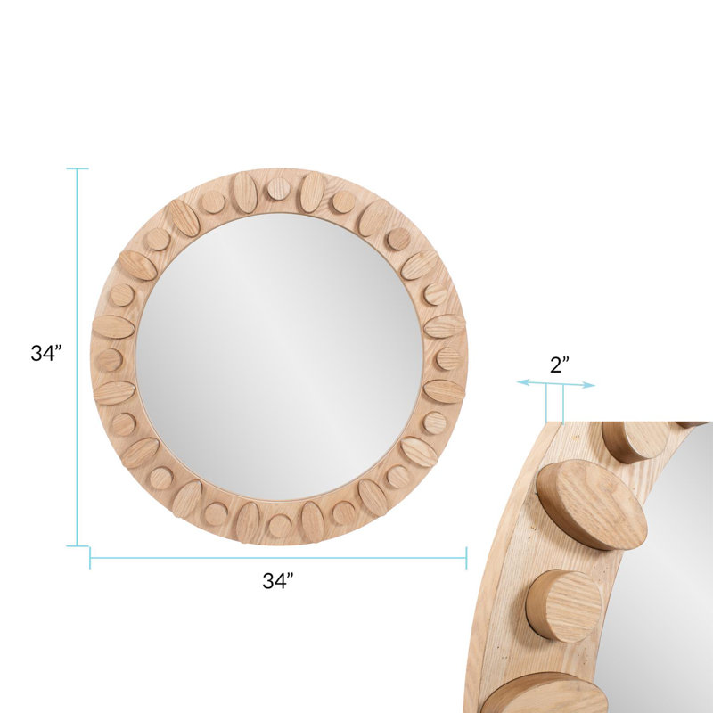 Miroir rond Robin Baron Winfield