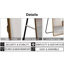 Miroir de plancher pleine longueur doré arqué, cadre en alliage d'aluminium, 64,9 po x 23,2 po | Idée de cadeau