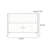 Wide Countertop Grooved Buffet Table