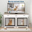Très grand meuble de caisse pour chien double-697312411
