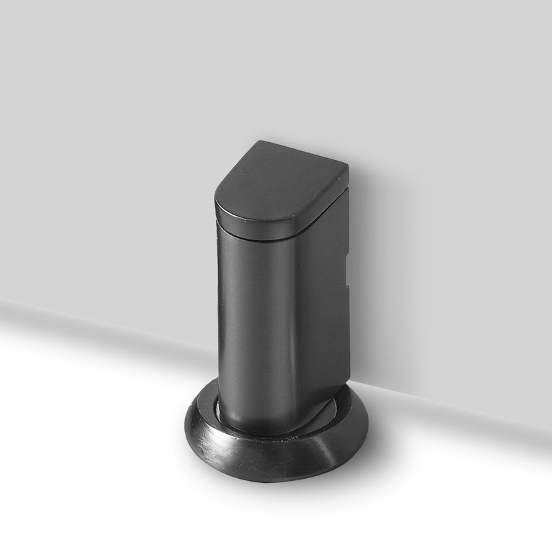 Windproof Mute Brass Doorstop Multipack, Dark Gray