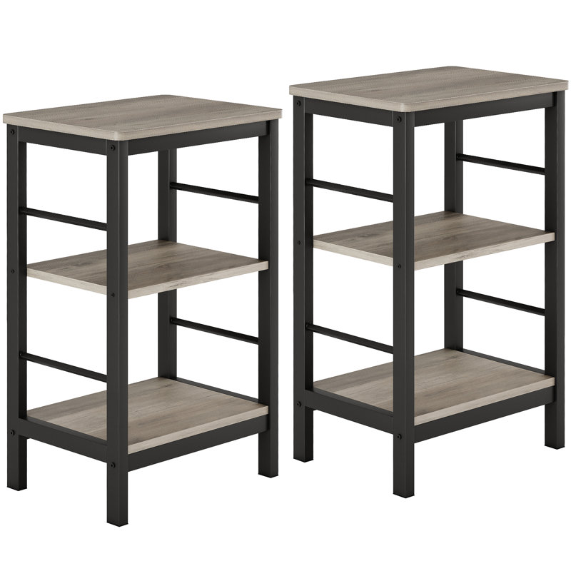 Table de chevet en bois manufacturé Mison, null