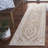 Renelde Ebony Hand Tufted Wool Cotton Oriental Rug in Brown/Ivory-1472126584
