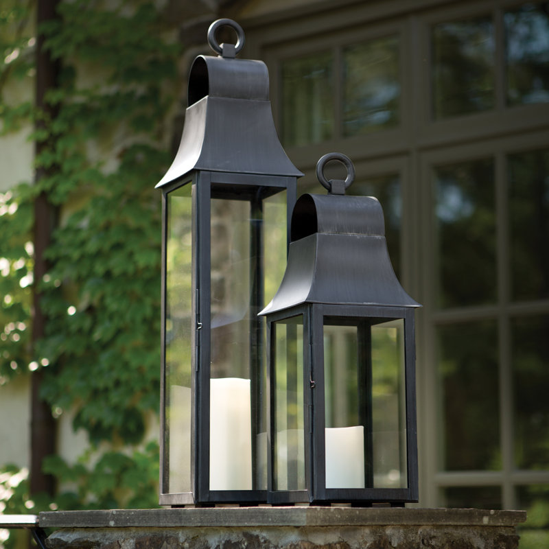 Geneva Lantern, 33" H x 8.25" W x 7.75" D