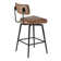 Bayardo Swivel 27.4'' Leather Counter Stool