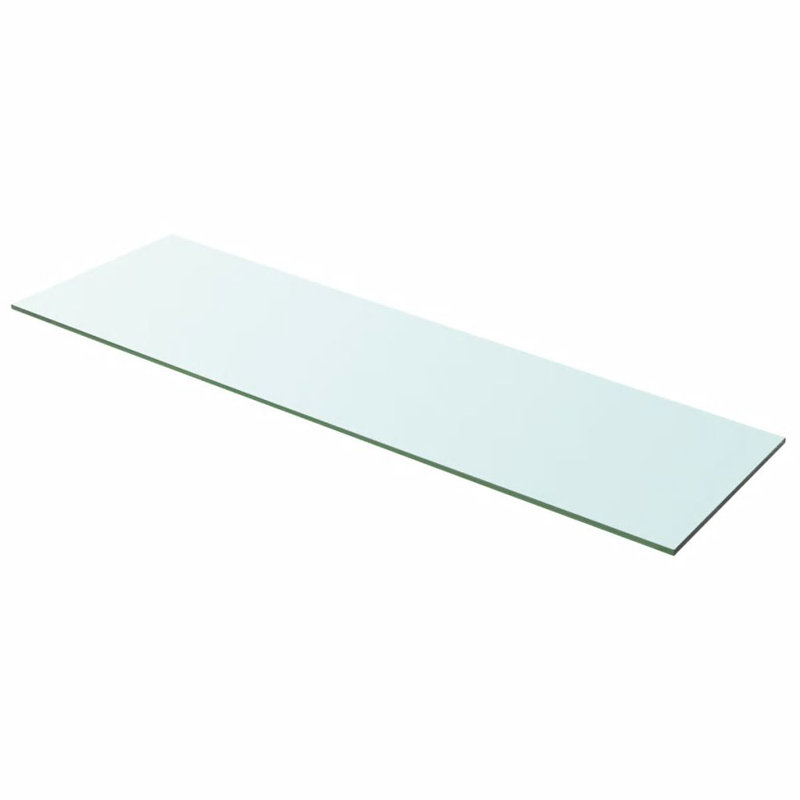 Glass Floating Shelf, 0.8cm H x 100cm W x 30cm D