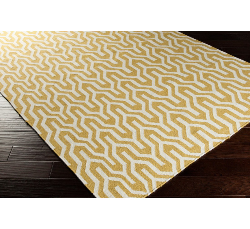 Irving Place Wool Geometric Indoor Rug, Rectangle 2' x 3'