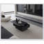 Table basse à plateau relevable cannelé de 38,6 po avec rangement et hauteur réglable pour les espaces de vie modernes-686968585