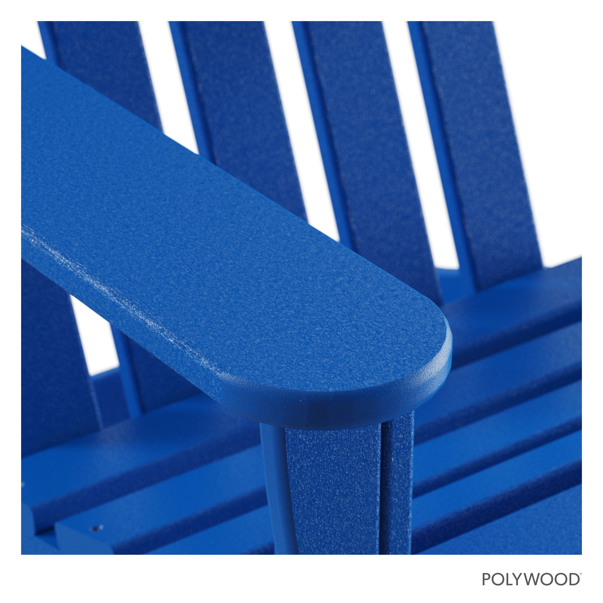 POLYWOOD Classic Adirondack Chair, Pacific Blue