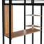 Lit mezzanine en métal avec bureau Bottesford-1660436976-1660436977