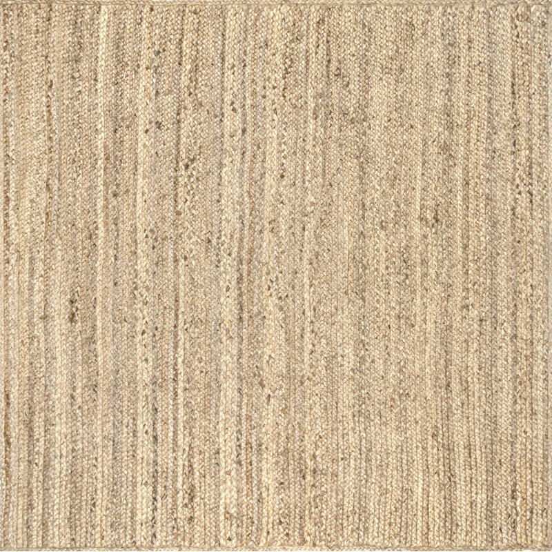 Tapis en jute naturel Aevry, Carré 4 pi