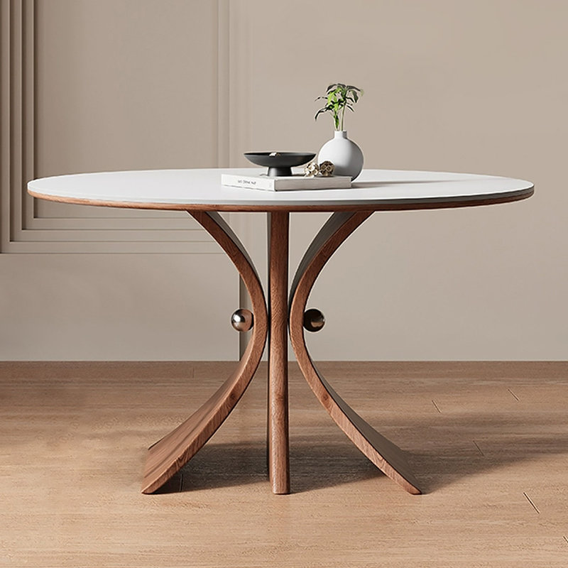 Table de salle à manger blanche, H 29,53 po x L 39,37 po x l 39,37 po
