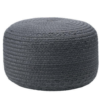 Dalenna 100% Polyester Fiber / Polystyrene Foam Beads Outdoor Ottoman