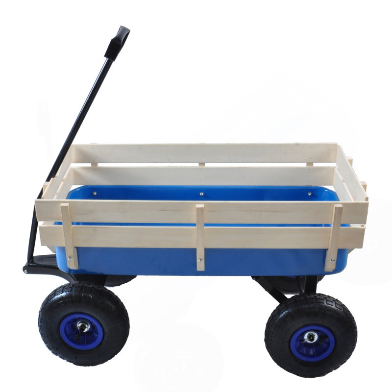 Chariot de jardin pour l'extérieur, Bleu