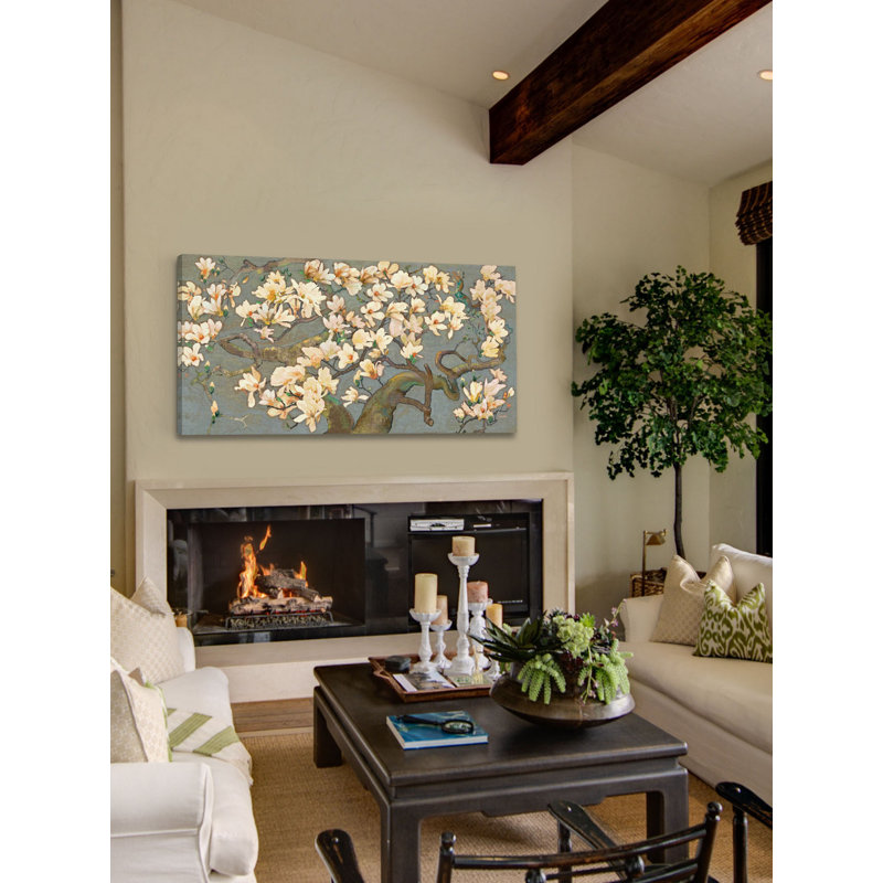 " Magnolia Branches Iv ", 6" H x 12" W x 1.5" D