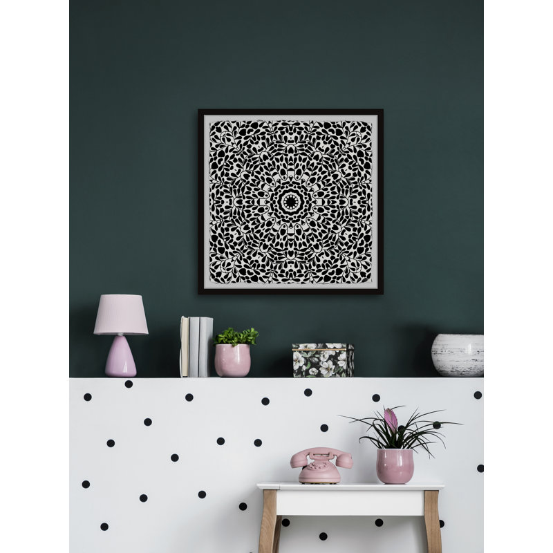 Organized Structure - Single Picture Frame Painting, 81cm H x 81cm W x 3.81cm D