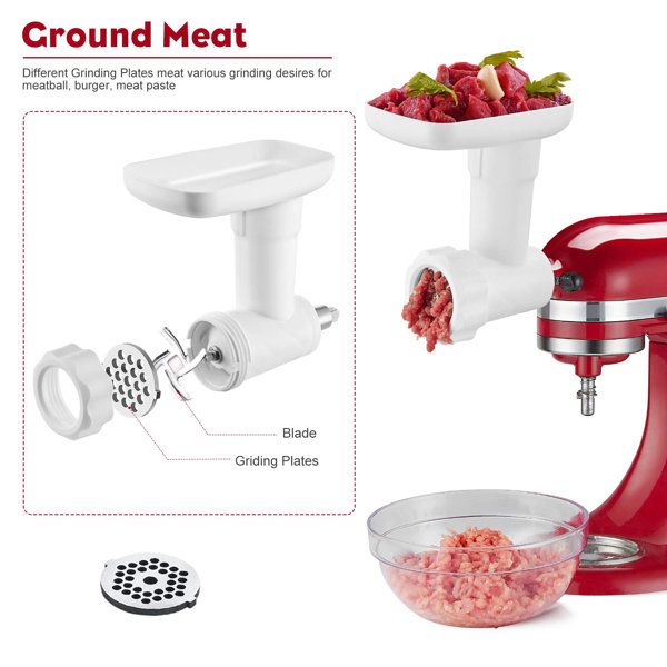 How to Grind Fresh Ground Beef using a KitchenAid Stand Mixer