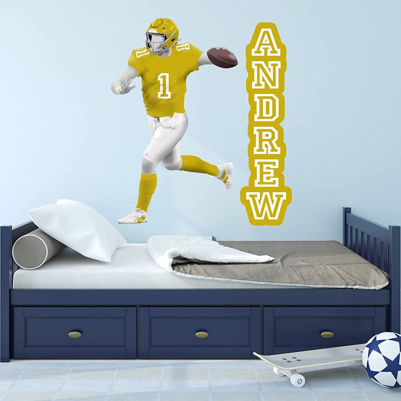 Adhésif décoratif Quarterback, H 44 po x l 36 po, Or