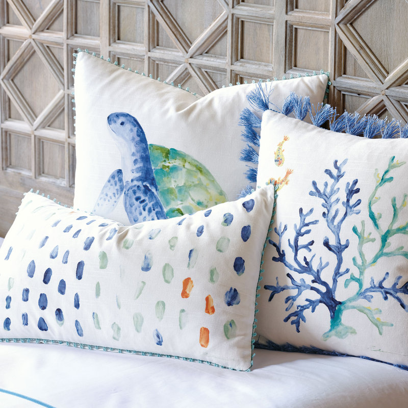 Castaway Square Pillow Cover & Insert