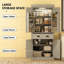 Armoire de cuisine de style moderne avec lumières DEL-1713194175