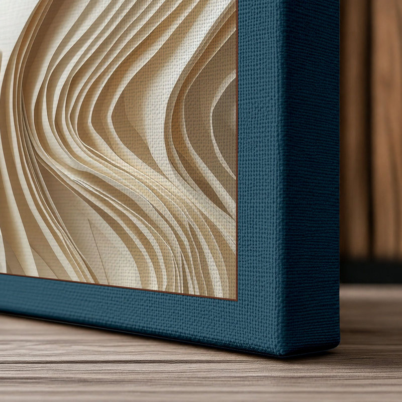 Print, 24x16 - 61.0 x 40.6 cm, Teal Border