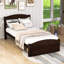 Twin Size Platform Bed Frame with Storage Drawer-1769894599