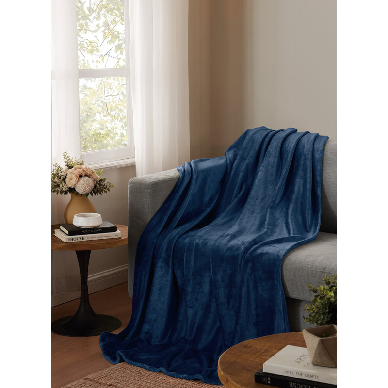 Velours moelleux vraiment doux, Dark Blue, Throw