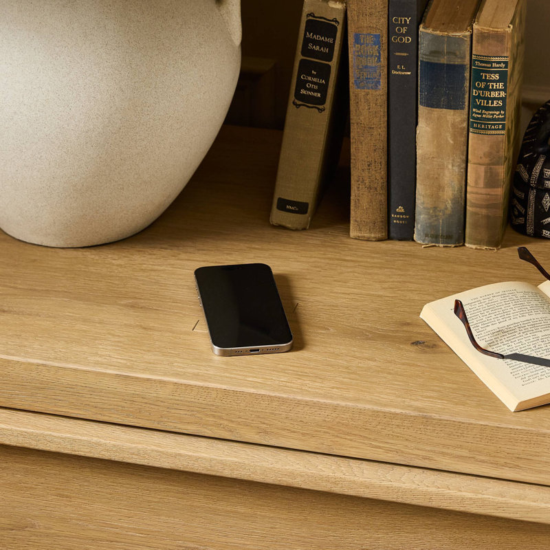 Emmer Nightstand-Aged Smoked Oak