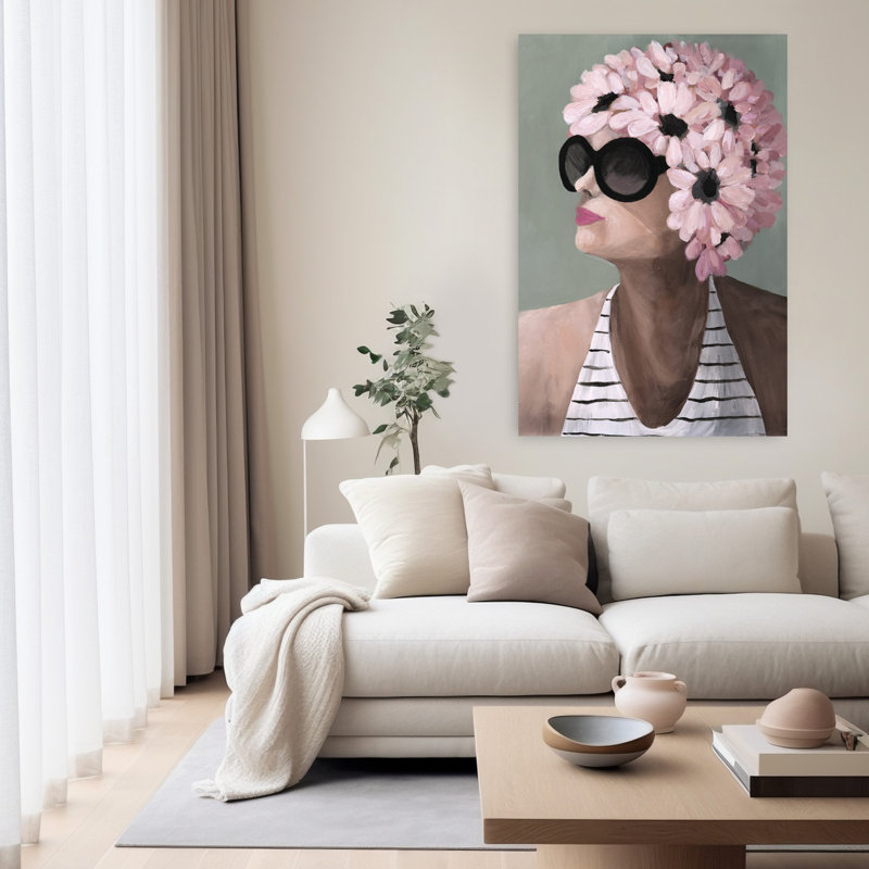 Art contemporain, rétro et moderne, H 60 po x l 40 po