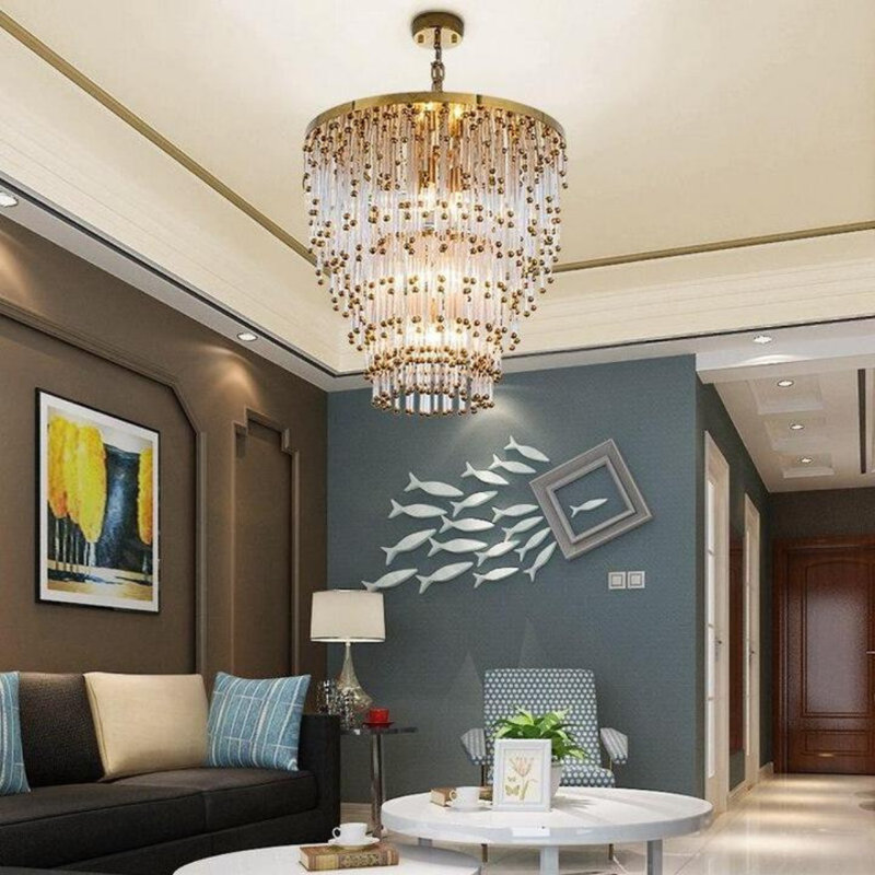 Berkley 8 - Light Chandelier, 80cm H x 60cm W x 60cm D