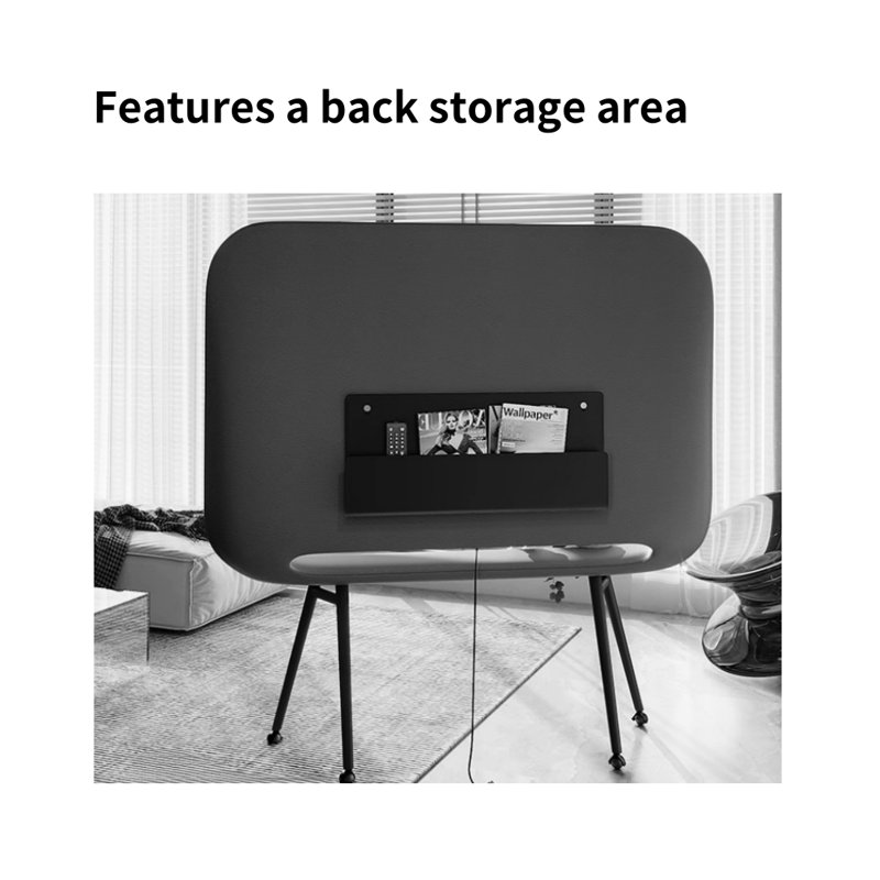 Crédence de rangement simple avec meuble télé 72,4 po Simple Creative, Orange, 69.9”H x 72.4”L x 17.7”W