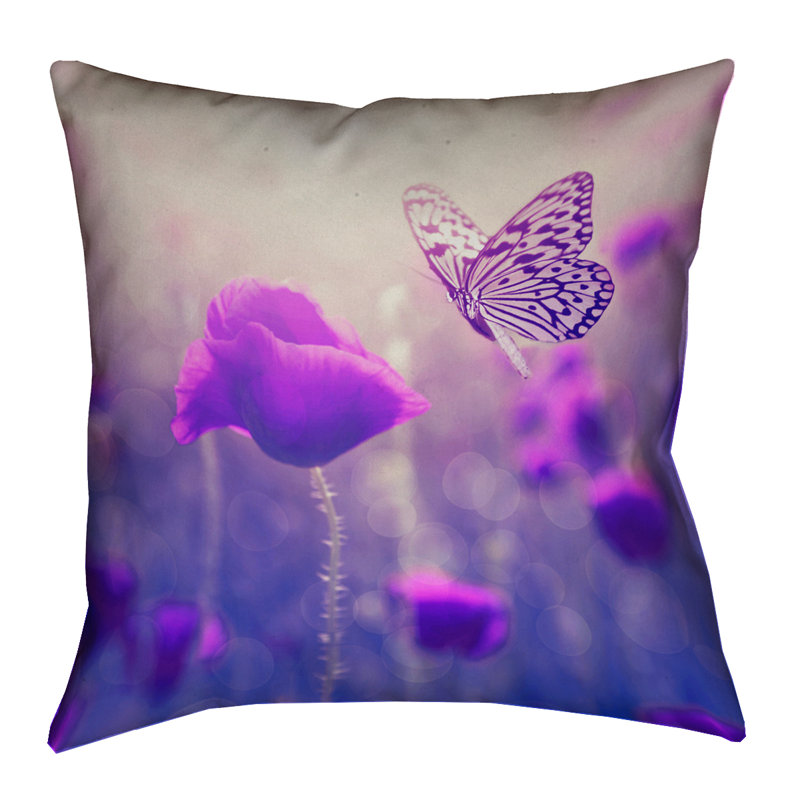 Housse de coussin Justin Duane, H 20 po x l 20 po, Rouge
