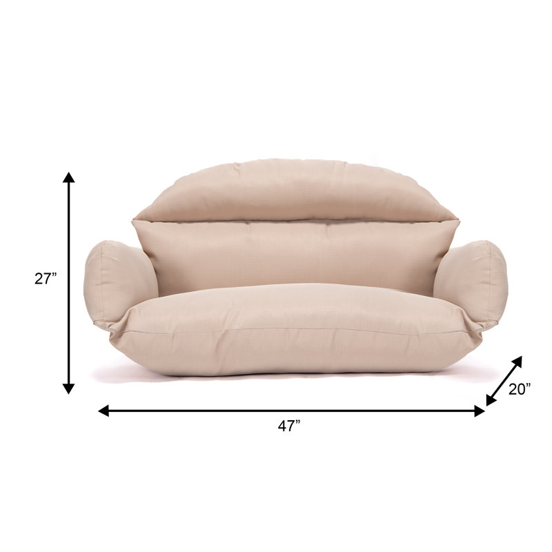 Coussin de balançoire double Smythe Modern, Beige