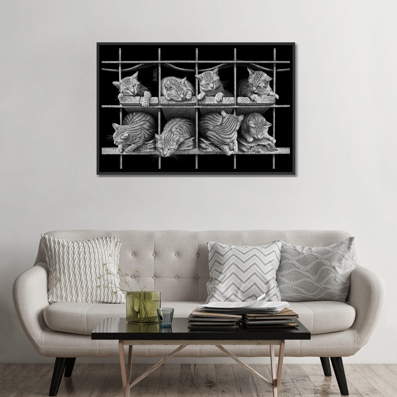 «Octet» par Ben Heine, impression sur toile, Toile avec cadre noir, Pas de tapis, H 18 po x l 26 po x P 1,5 po