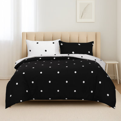Soft Microfiber Printed Duvet Cover Set with Pillowcases
