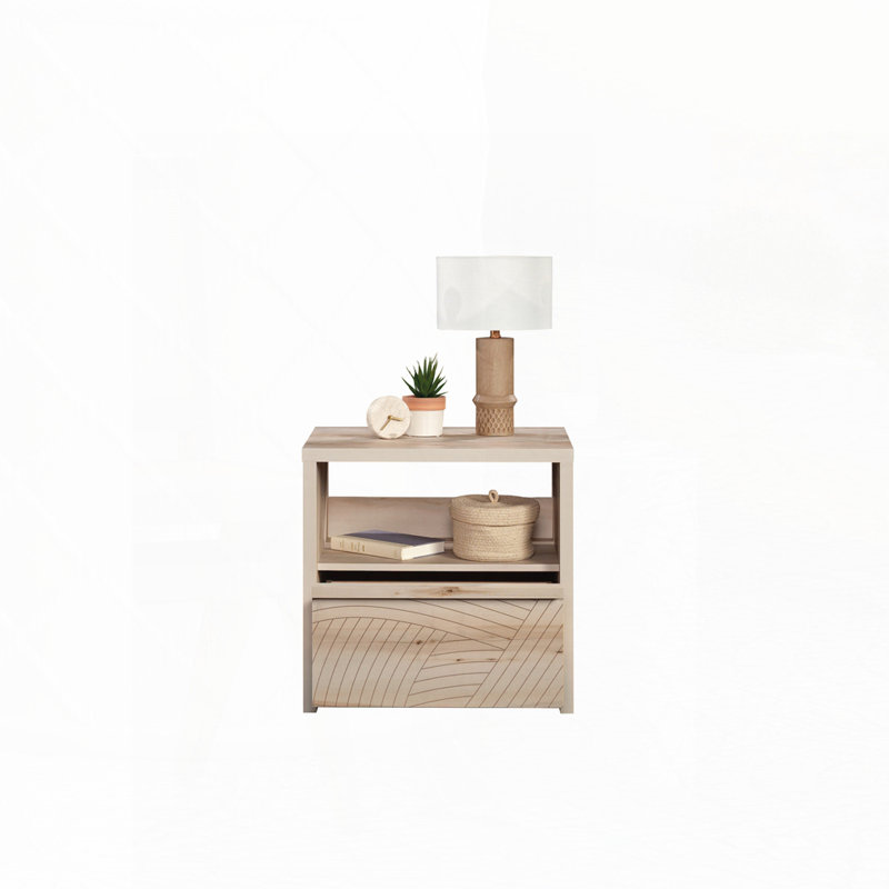Night Stand, Brown Finish