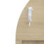 Rangement moderne en bois avec 2 tiroirs, charnière à 180 degrés et unité de cuisine à 5,16 po avec 4 panneaux stratifiés intérieurs