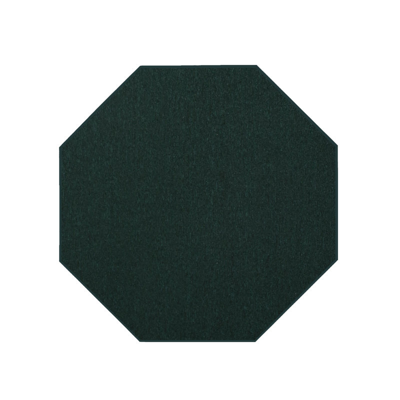 Indoor Outdoor Pet and Kids Friendly Solid Color Dark Green Area Rugs, Stain & Fade Resistance,  Perfect for Patio, Deck, Picnic, Beach, Backyard, Event, Camping & Wedding Rug