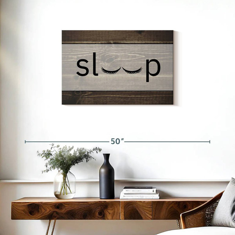 Tergel Sleep Typography, 20" H x 30" W