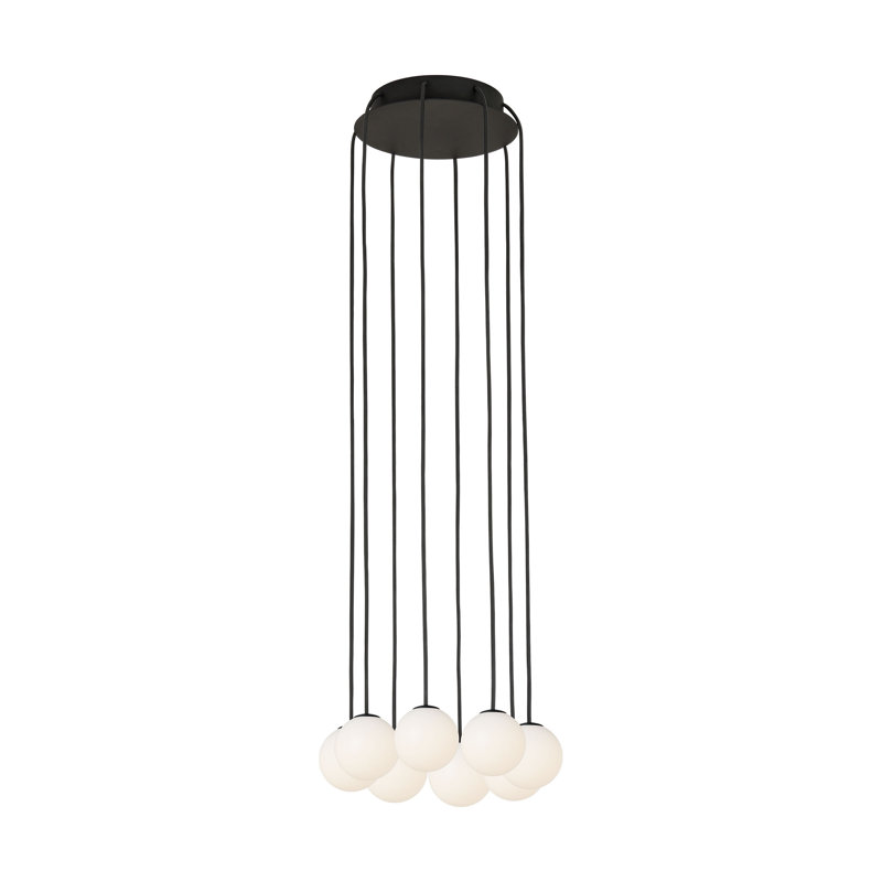 Orbet LED Chandelier, Nightshade Black
