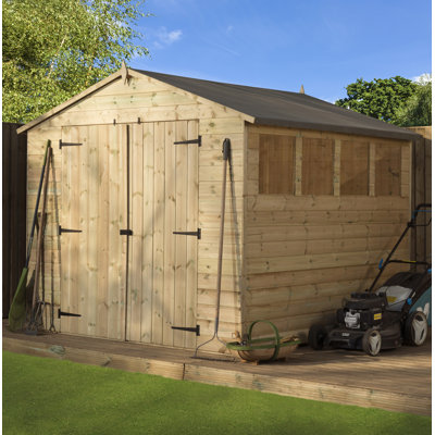 Premier Apex 8 Ft. W x 8 Ft. D Shiplap Wooden Shed