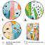 Pépinière, motif animal coloré II - Art mural de chambre de bébé-2057325708-2057325697
