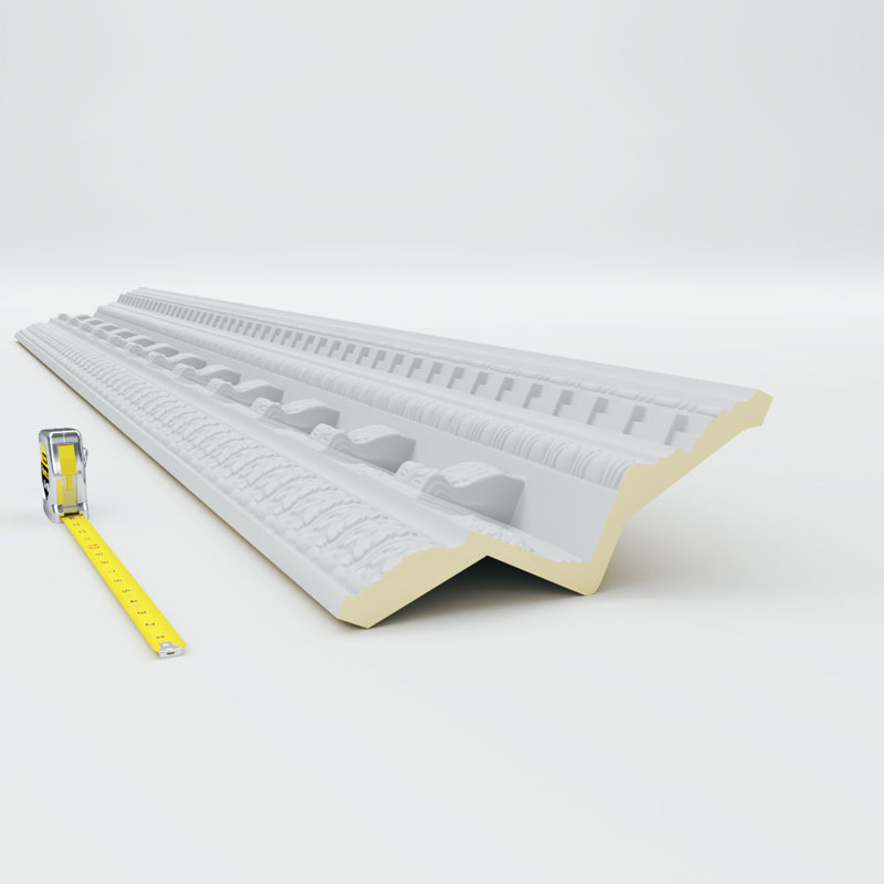 Granada 94.5" White Polyurethane Crown Moulding