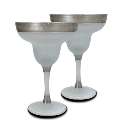 Heirloom Swirl 12 oz. Margarita Glass
