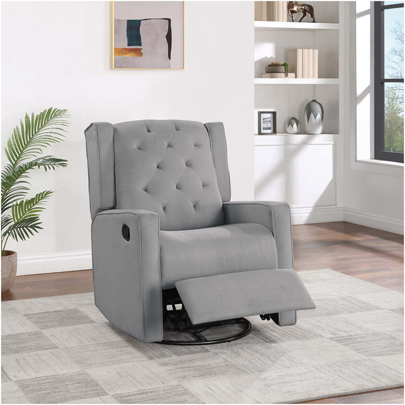 Fauteuil inclinable et pivotant, Gris foncé