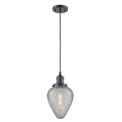 Luminaire suspendu géométrique 1 lumière Shauna