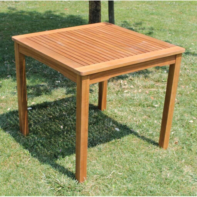 Extli Square Wood Outdoor Dining Table , 80cm cm W 80cm cm D